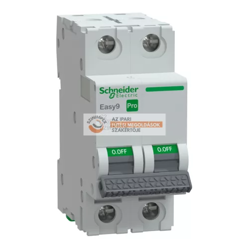 Schneider Electric EASY9 PRO kismegszakító, 2P, C, 2 A