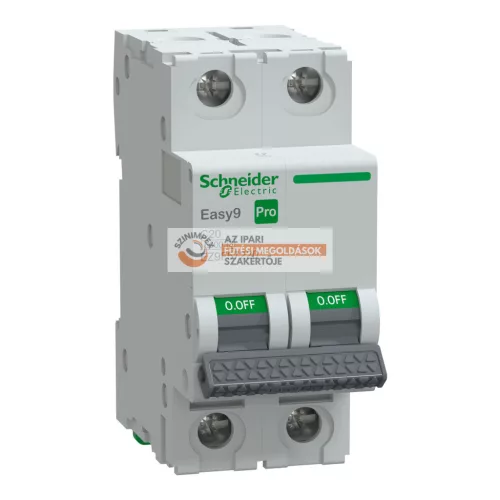 Schneider Electric EASY9 PRO kismegszakító, 2P, C, 20 A