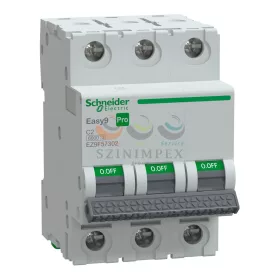 Schneider Electric EASY9 PRO kismegszakító, 3P, C, 2 A