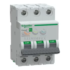 Schneider Electric EASY9 PRO kismegszakító, 3P, C, 13 A