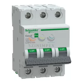 Schneider Electric EASY9 PRO kismegszakító, 3P, C, 50 A