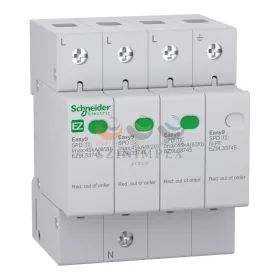   Schneider Electric EASY9 PRO túlfeszültség-korlátozó, T2, 45 kA, 3P-N
