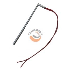   L-alakú fűtőpatron 8x200/30 mm, 250 W, 230 V, 300 mm vezeték