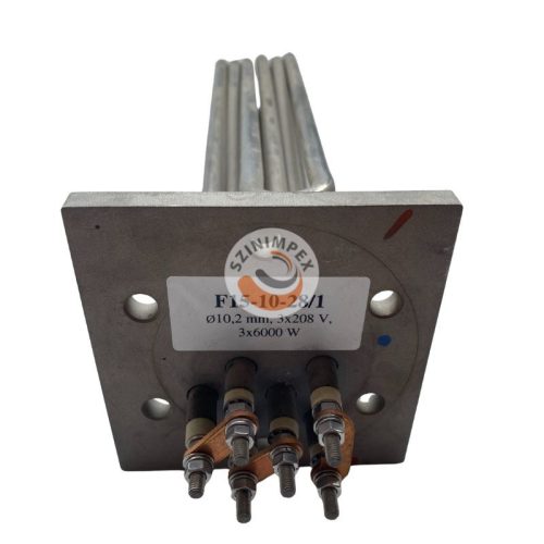 Karimás fűtőbetét - 3x6000 W, 3x208 V | Ø10,2 mm