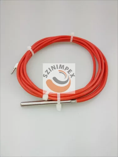 Pt 100-as hőérzékelő, 5x50 mm, 2 m vezeték