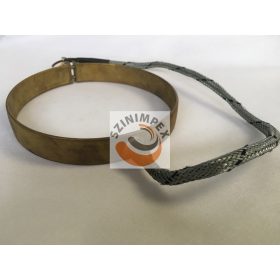   Palást fűtőtest, 156x25 mm, 230 V, 500 W, vezeték: 500 mm, J-típusú szondával, galvanizált fém szövet védőcsővel