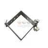 L-alakú lapos fűtőbetét, L=160x160x60mm, 230V/2 x 375 W