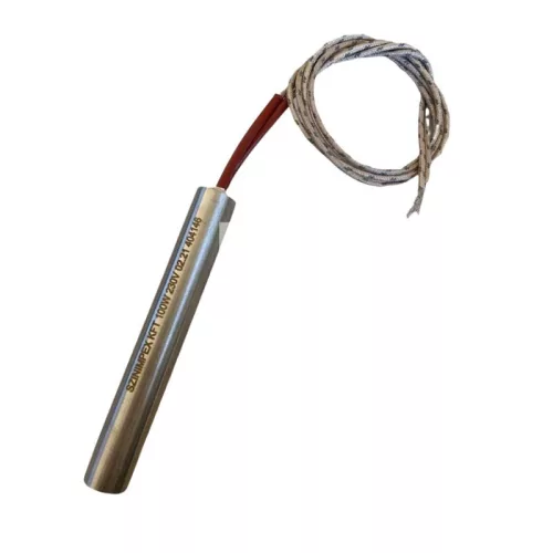 Patron fűtőbetét Ø15x100 mm 230 V, 100 W, Vezeték:500 mm