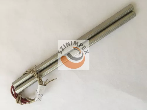 Fűtőpatron, 12x255 mm, 230 V, 200 W, vezeték: 2000 mm