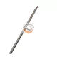 Rozsdamentes patron fűtőbetét, 17x380 mm, 230 V, 1250 W, hőálló  vezeték: 300 mm, fém csőházban