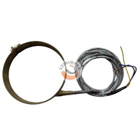   Palást fűtőtest - Ø157x31 mm | 400 V, 750 W | 3 m vezetékkel | 45° kivezetéssel 