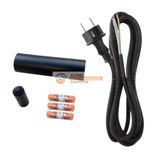 Bekötő és végzáró készlet hálózati kábellel önszabályozó fűtőkábelhez