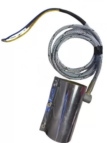 Palást fűtőbetét, Ø55x120 mm, 450 W, 230 V, vezeték: 2 m