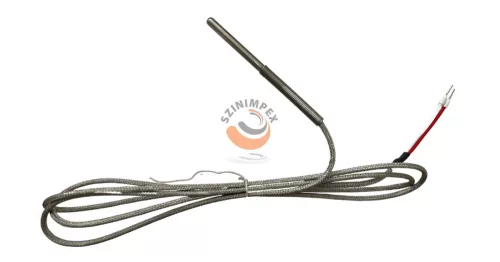 Pt 100-as hőérzékelő, 5,5x50 mm, 1500 mm vezeték