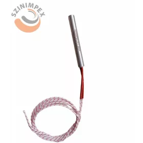    Patron fűtőbetét Ø10 x 60mm, 400 W, 230 V, 1000 mm Kábellel 