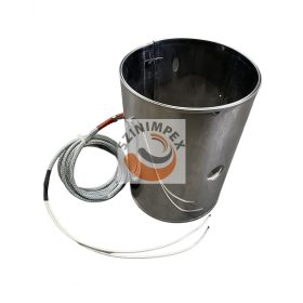   Mica palást fűtőbetét  Ø182 x 256mm, 400V, 5900W, középen 30mm átmérőjű furattal, 3000mm vezetékkel