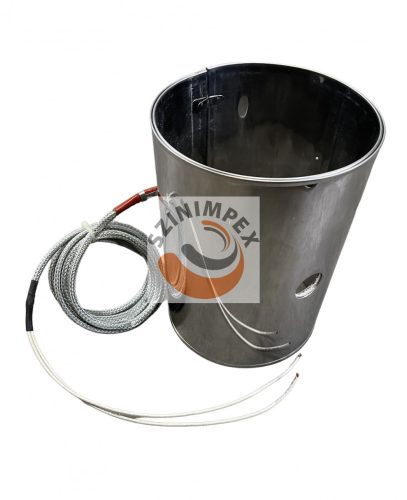 Mica palást fűtőbetét  Ø182 x 256mm, 400V, 5900W, középen 30mm átmérőjű furattal, 3000mm vezetékkel