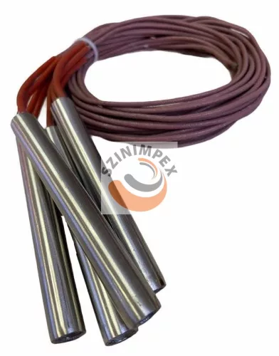 Fűtőpatron 12,4 x 100 mm, 230 V, 650 W, vezeték: 1200 mm