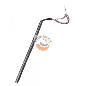 Fűtőpatron 10x200 mm, 24 V, 20 W, kábel 300 mm
