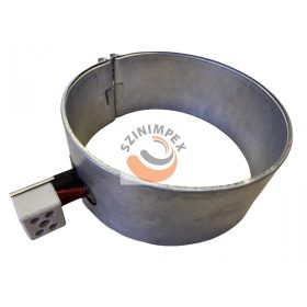   Palást fűtőbetét Dia 188x80 mm, 900 W, 220 V, furattal D20 mm, sorkapoccsal