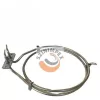Kör alakú csőfűtőszál, cső Dia 6,5 mm, L=200 mm, 2400 W, 230 V 