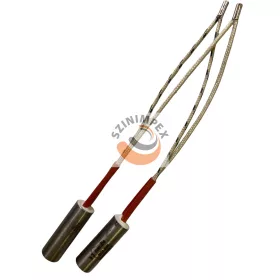   Patron fűtőbetét párban D9x27 mm, 80 W, 240 V, kábel hossz: 100 mm 