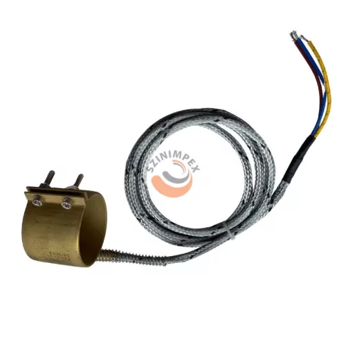 Palást fűtőtest - Ø60 x 50 mm | 240 V, 450 W | 240 V, 450 W | 2 m vezetékkel | 0° kivezetéssel 