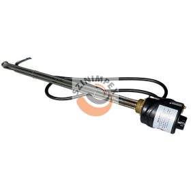   Becsavarható fűtőbetét, Ø8,5x750 "3U" 400V/3x3000W, G6/4'' Műanyag védősapkával, biztonsági termosztáttal (110°C) és működő termosztáttal 30-80°C