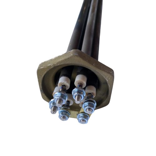 Becsavarható fűtőbetét 12000 W / 3 x 230 V (400 V) Menetes rész 5/4", A benyúló hossz: 800 mm