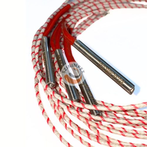 Patron fűtőbetét Fi5x40 mm - 24V/18W - Vezetékhossz: 1 m