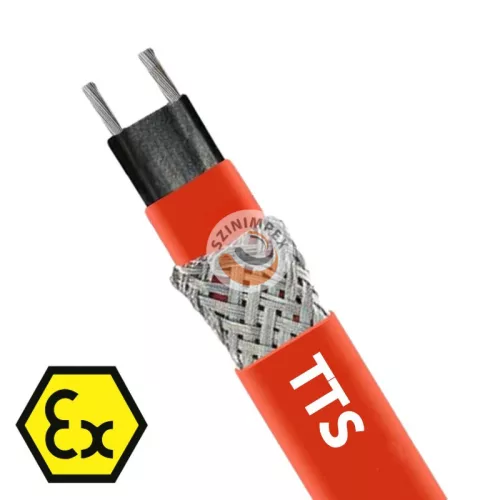 TTS ATEX önszabályozó fűtőkábel 45W/m | Extrém fagyvédelemre (-45°C-tól +210°C-ig)