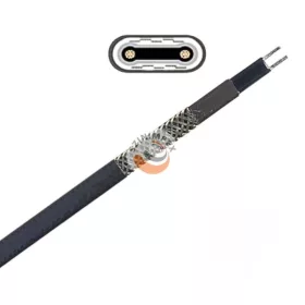    TRACECO-ESR önszabályozó fűtőkábel 20 W/m | Fagyvédelem veszélyes és korrozív területeken (-35°C-tól +65°C-ig) | Földelő fonat + külső burkolat 