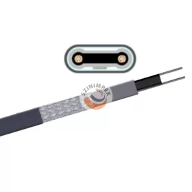   TRACECO-T önszabályozó fűtőkábel 30 W/m | Csővezetékek fagyvédelmére (-25°C-tól +65°C-ig) | Földelő fonat + külső burkolat 