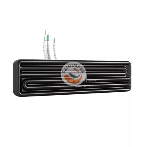 FFEH - Lapos üreges kerámia infravörös fűtőelem 1000 W, 230 V | 245 x 60 mm | Fekete