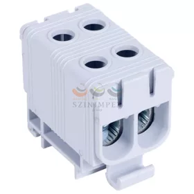   TRACON fővezetéki leágazókapocs 160 A/400 VAC 2 × 2 × 2,5-50 mm² Al/Cu szürke 1P 50 mm² FLEAL-50/2