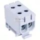 TRACON fővezetéki leágazókapocs 160 A/400 VAC 2 × 2 × 2,5-50 mm² Al/Cu szürke 1P 50 mm² FLEAL-50/2