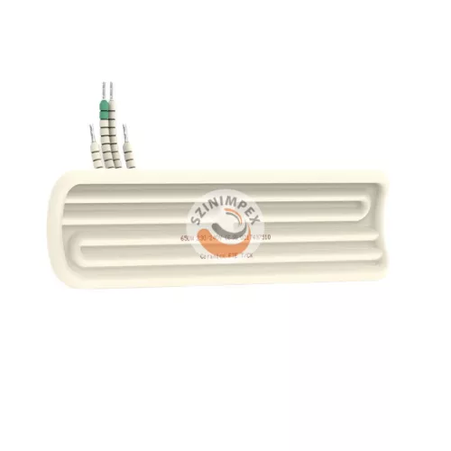 FTE - Teljes íves kerámia infravörös fűtőelem 1000 W, 230 V  | 245 x 60 mm | Fehér