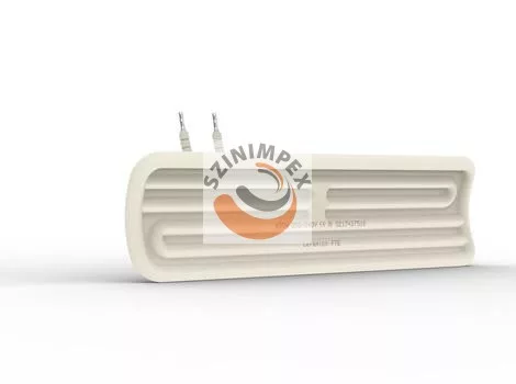FTE - Teljes íves kerámia infravörös fűtőelem 650 W, 230 V | 245 x 60 mm | Fehér
