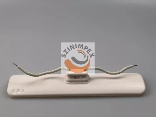 FTE - Teljes íves kerámia infravörös fűtőelem 750 W, 230 V | 245 x 60 mm | Fehér