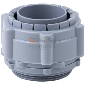   TRACON gyorscsatlakozó tömszelence gégecsőhöz 50 mm-átmérő M50x1.5 egyenes poliamid (PA) szürke GCS-50