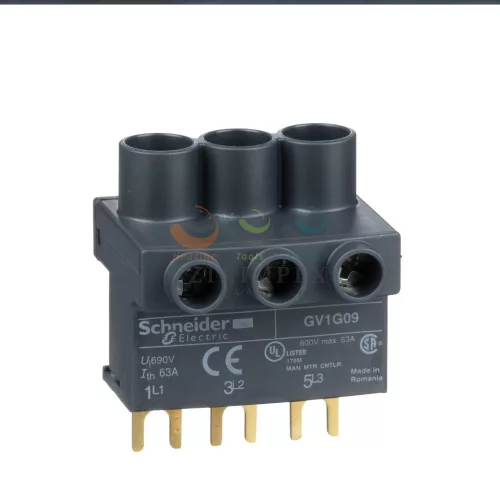 Schneider Electric betápláló blokk, GV1G09
