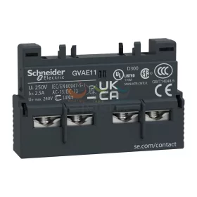 Schneider Electric segédérintkező blokk, homloklapi, Z+NY