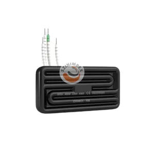   HFEH-TCK- Fél lapos üreges kerámia infravörös fűtőelemek 200 W, 230 V | 122x 60 mm| Fekete