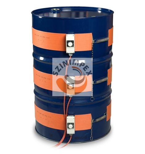 Silicone drum heater- 105 liter - (0-120°C) - 1300 x 115 mm