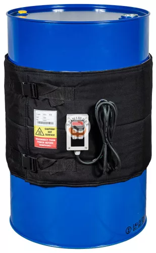 Csatos 200 literes hordómelegítő paplan (0-90 °C) 530 W, 230 V | 1990x450 mm