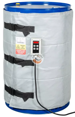 Drum heating blanket for a 200-liter barrel with analog Jumo controller (up to 0-200°C)