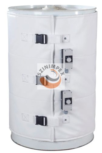 200 liter drum heating blanket for pharmaceutical and food industry applications (0-200°C)