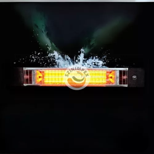 Távirányítóval szerelt rövidhullámú infravörös hősugárzó 1800W, 230V | Tárgyak és felületek közvetlen melegítésére 