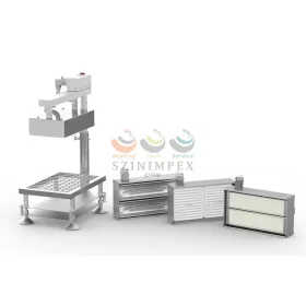 Portable Infrared Test Stand Complete Set 1.6 kW 230 V