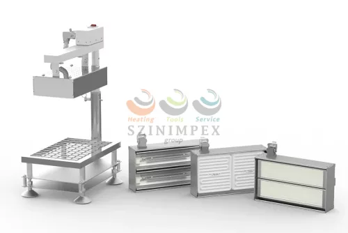 Prenosivi infracrveni testni stalak – komplet 1,6 kW 230 V